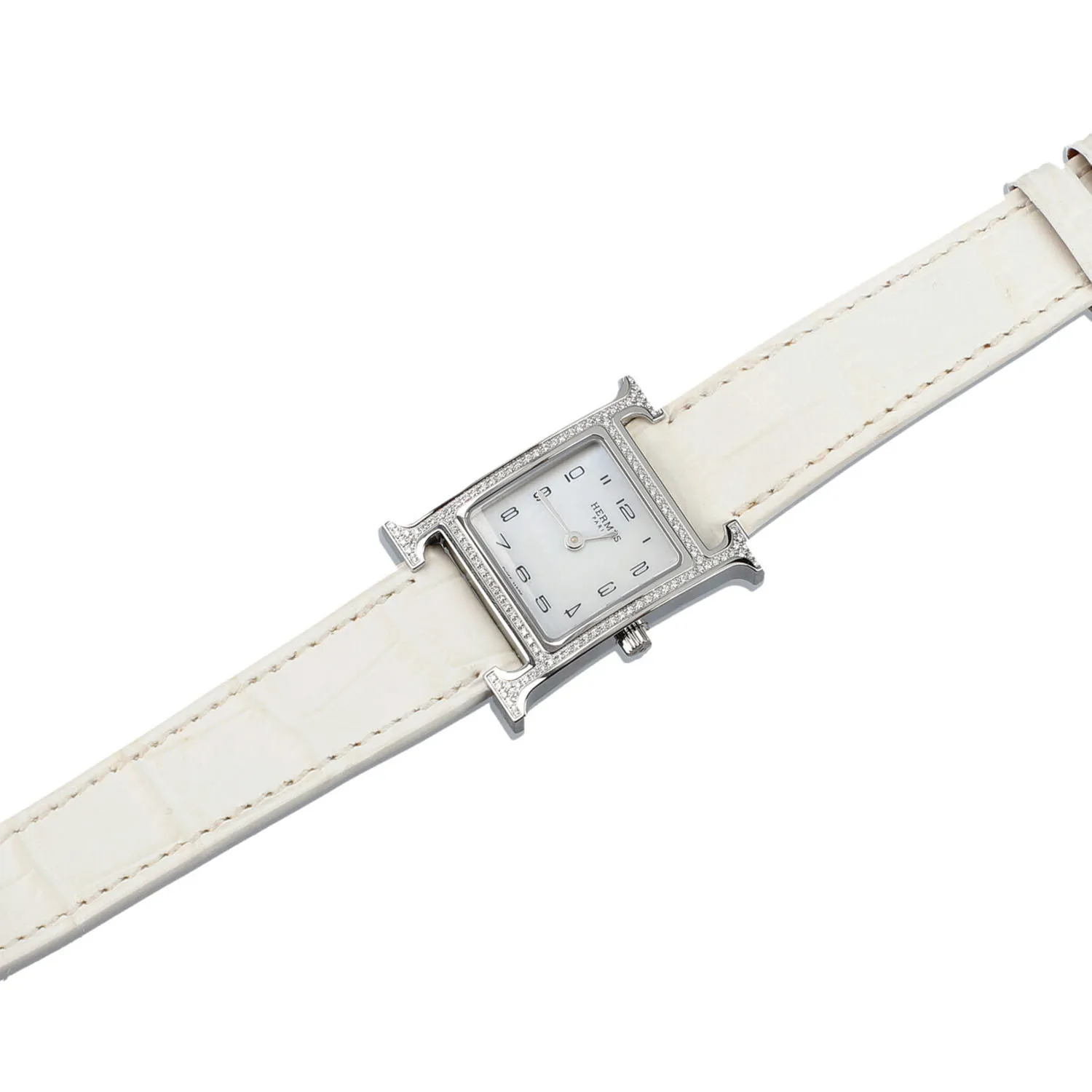 Hermès Hour H Hermès 21mm Stainless steel Mother-of-pearl 1