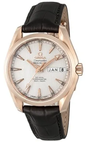 Omega Aqua Terra 231.53.39.22.02.001 38.5mm Rose gold Silver