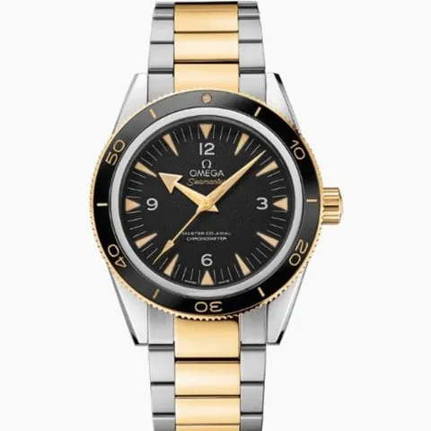 Omega Seamaster 300 233.20.41.21.01.002 41mm Yellow gold and Stainless steel Black