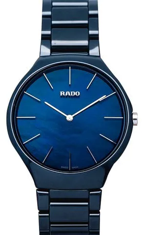 Rado True Thinline R27005902 39mm Ceramic Blue