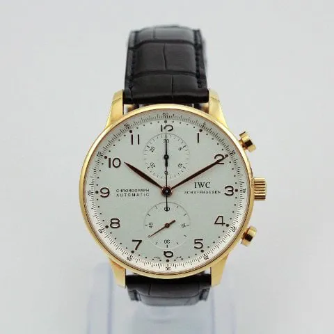 IWC Portugieser IW371416 41mm Yellow gold Silver