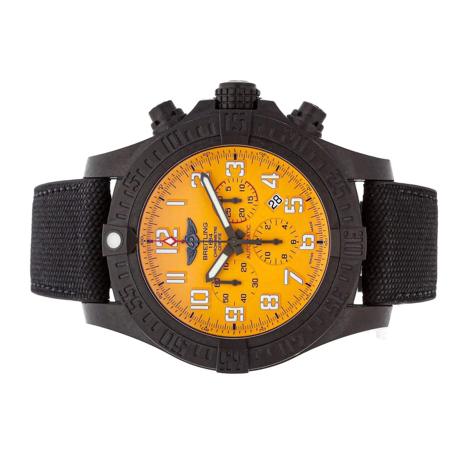 Breitling Avenger Hurricane Titanium Yellow 1