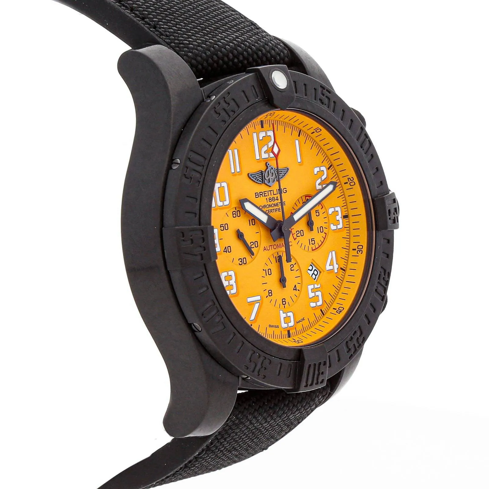 Breitling Avenger Hurricane Titanium Yellow 3