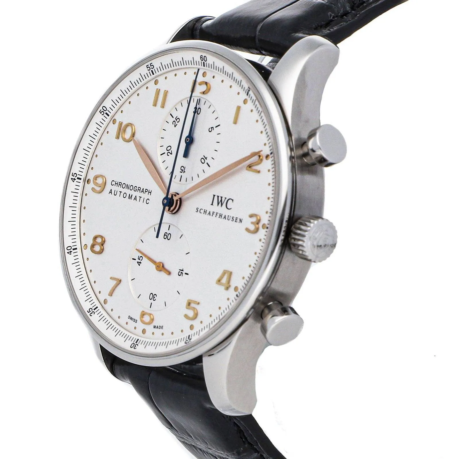IWC Portuguese Chronograph nullmm Stainless steel White 2