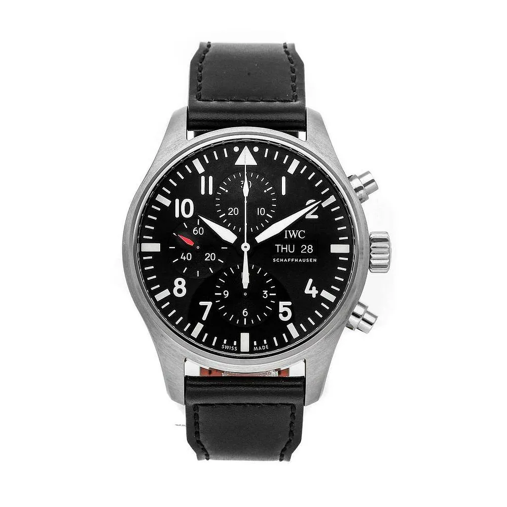 IWC Pilot IW377709 43mm Stainless steel Black