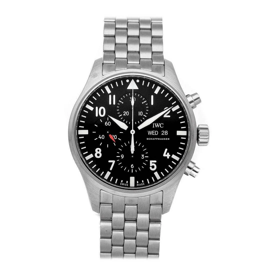 IWC Pilot IW377710 43mm Stainless steel Black