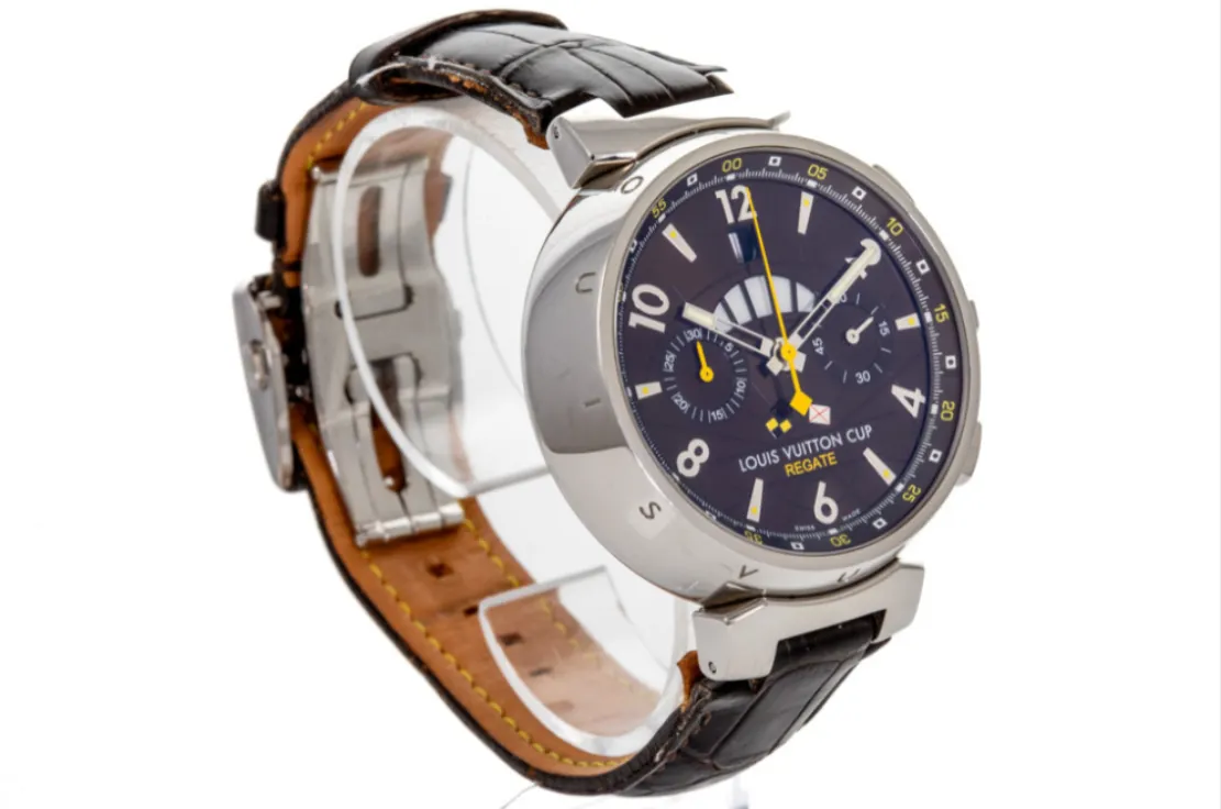 Louis Vuitton Tambour Regatta Q10210 44mm Stainless steel Brown 3