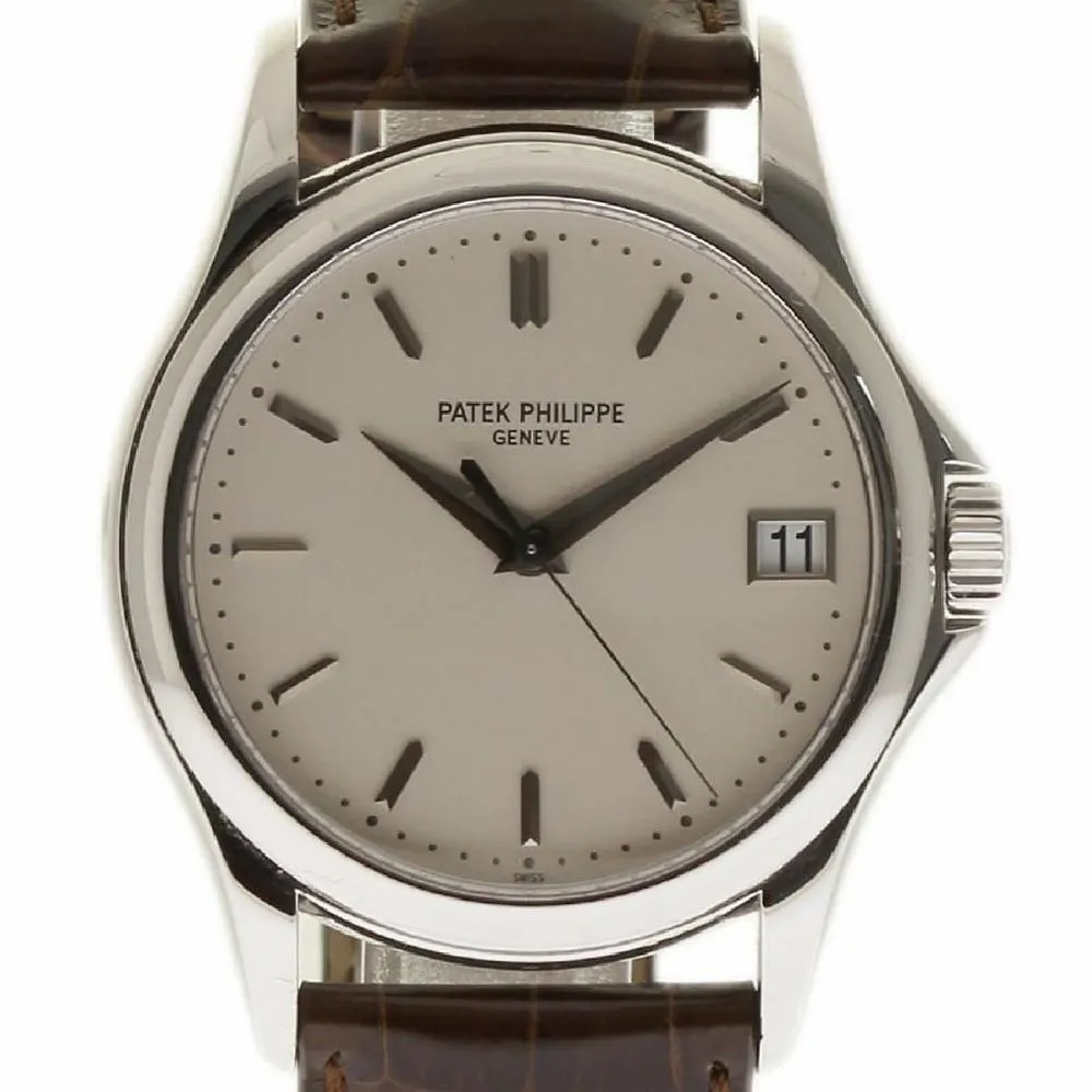 Patek Philippe Calatrava 5127G 37mm White gold Silver