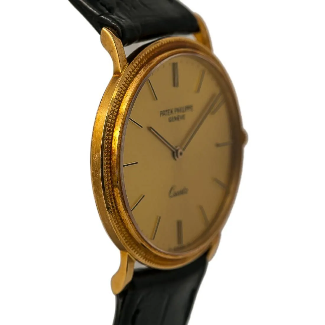 Patek Philippe Calatrava 3744 32mm Yellow gold Champagne 2