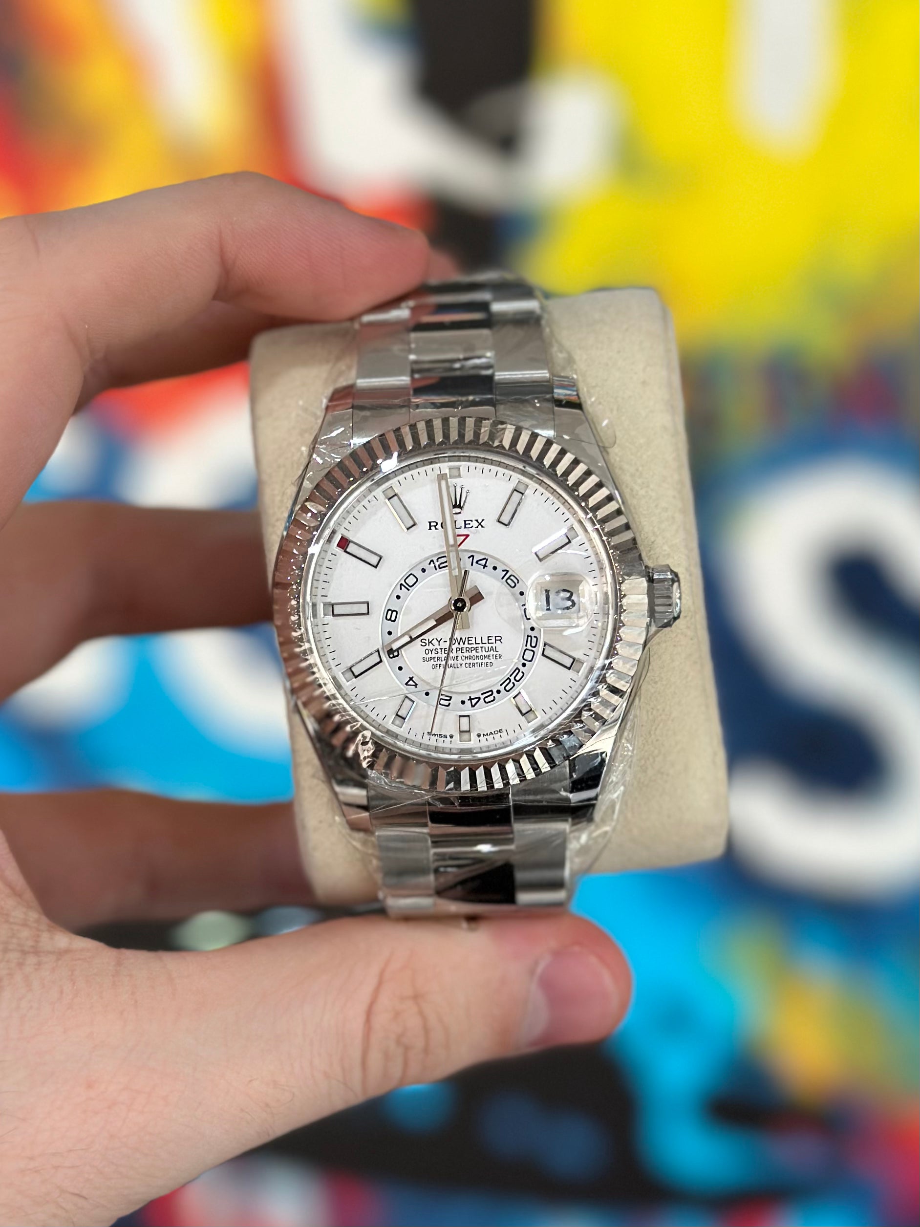 Rolex Sky Dweller 336934 Stainless steel White 2023 Canada Dealer EveryWatch