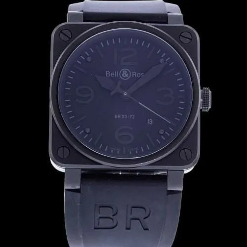 Bell & Ross BR03-92 42mm Stainless steel and PVD Black