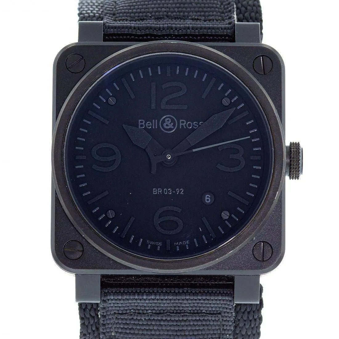 Bell & Ross BR03-92 42mm Stainless steel and PVD Black