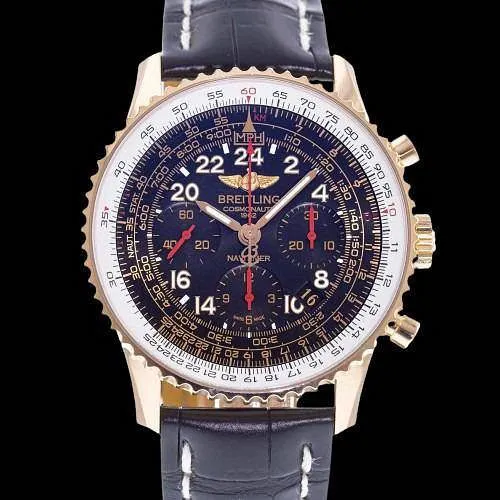 Breitling Cosmonaute 43mm Rose gold Black