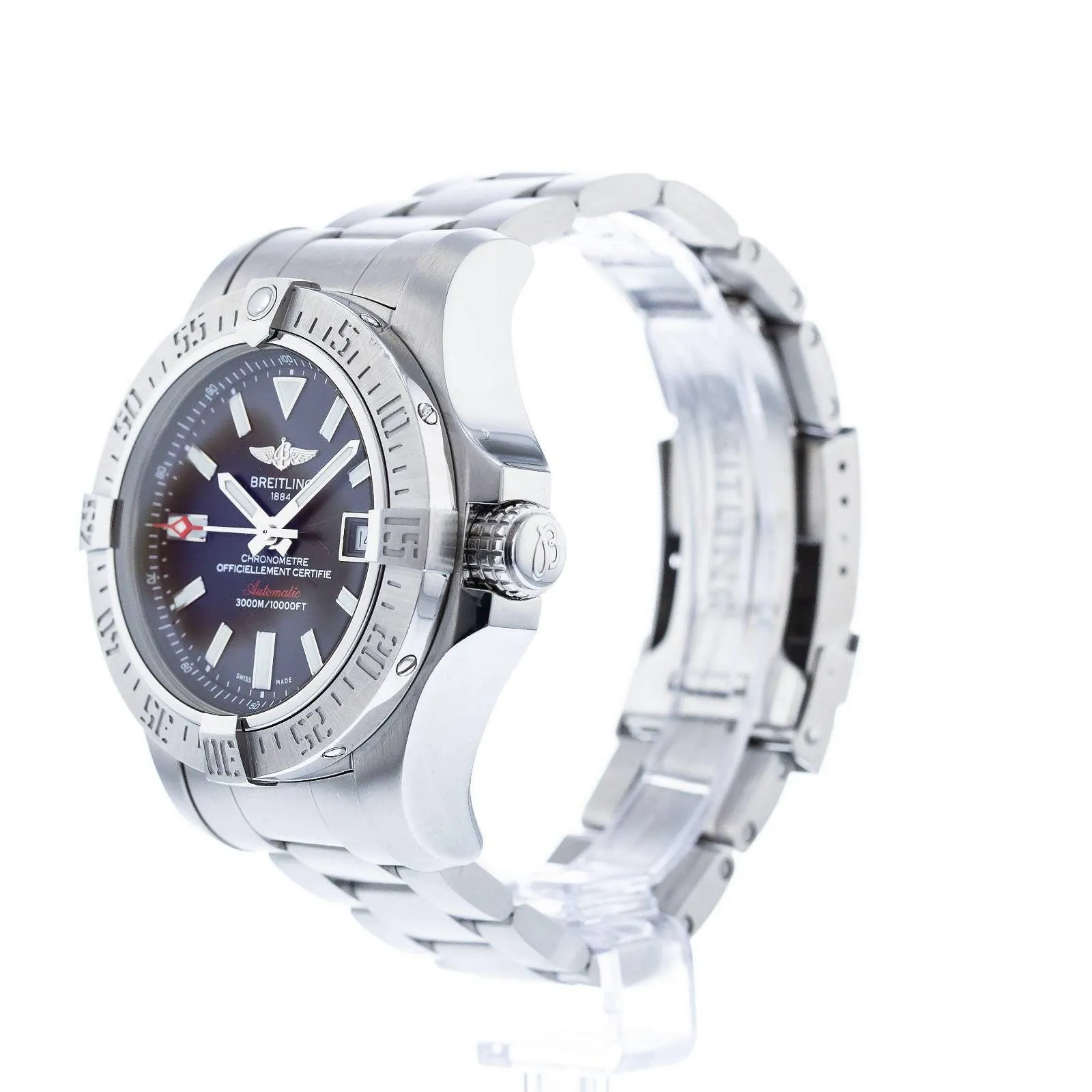 Breitling Avenger II Seawolf 45mm Stainless steel Black 1