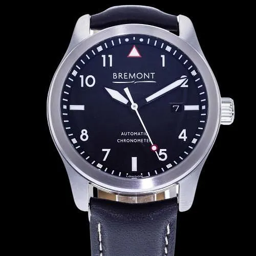 Bremont Solo 43mm Stainless steel Black