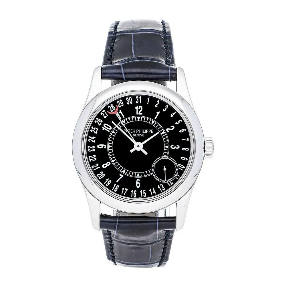 Patek Philippe Calatrava 6000G-001 37mm White gold Black