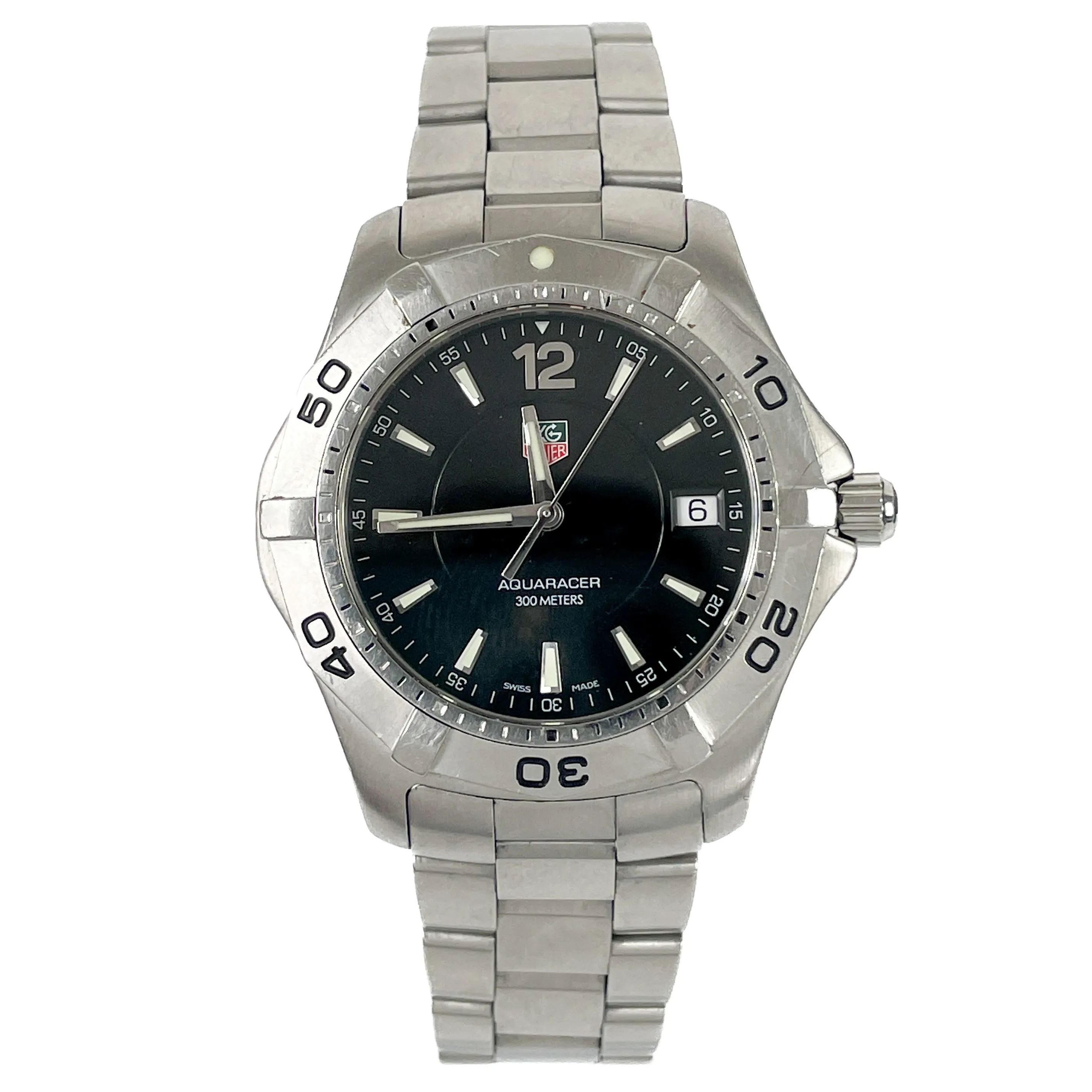 TAG Heuer Aquaracer WAF1110 40mm Stainless steel Black