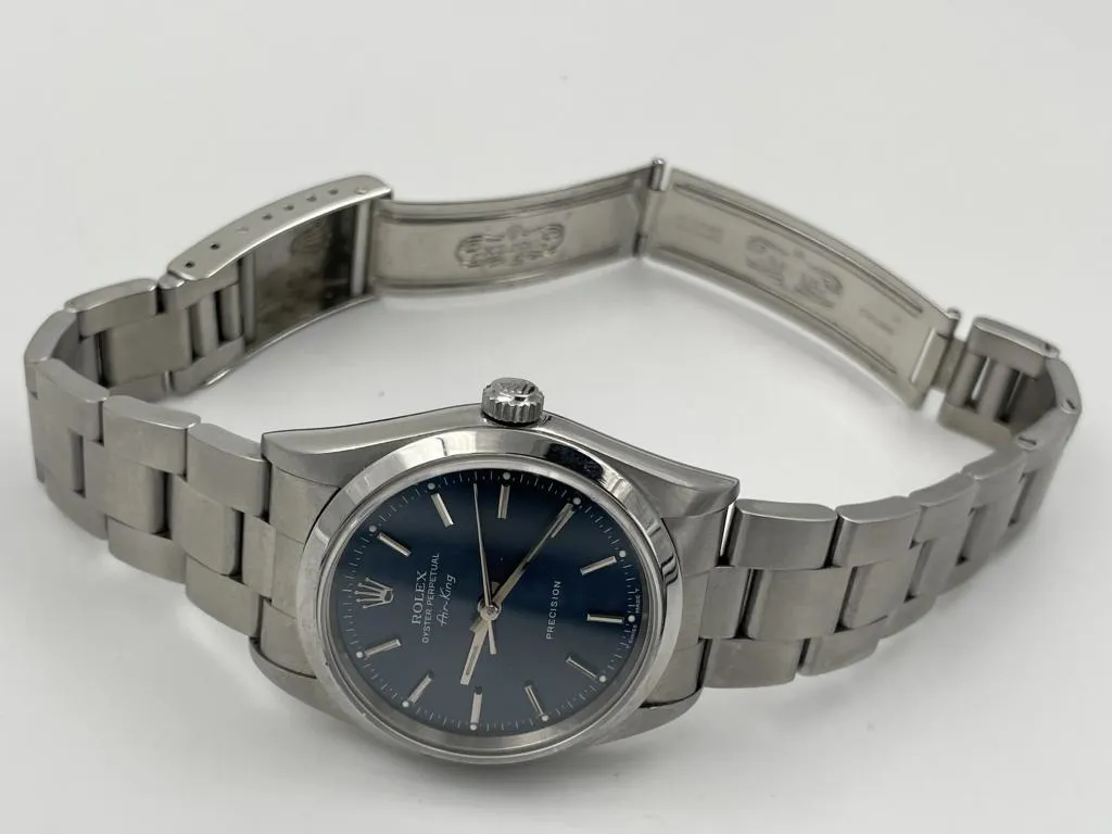 Rolex Air King 1400 34mm Stainless steel Blue 3