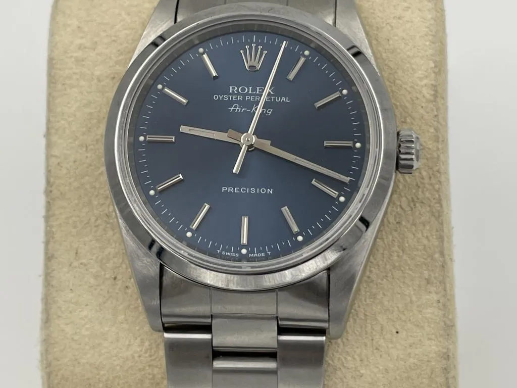 Rolex Air King 1400 34mm Stainless steel Blue 5