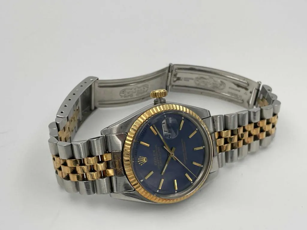 Rolex Datejust 36 1601 36mm Yellow gold and stainless steel Blue 1