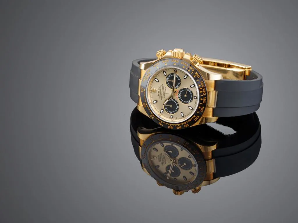 Rolex Daytona 116518 L 40mm Ceramic and Yellow gold Cream