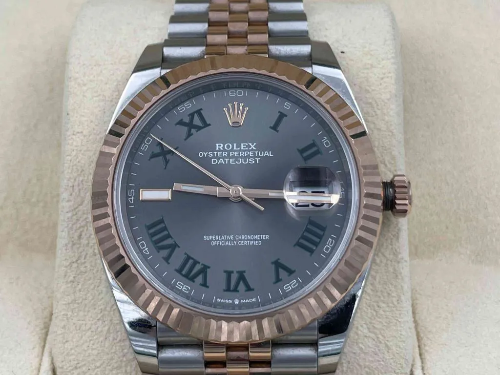 Rolex Datejust 41 126331 41mm Rose gold and Stainless steel Gray 1