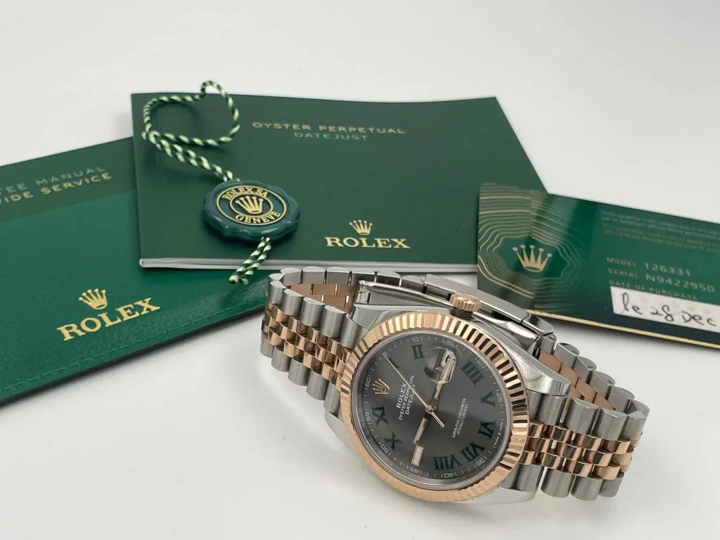 Rolex Datejust 41 126331 41mm Rose gold and Stainless steel Gray 3