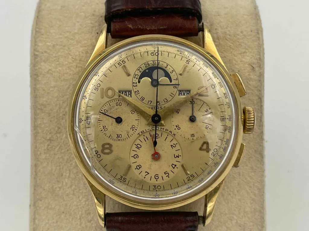 Universal Genève Tri-Compax 34.5mm Yellow gold Gold 3