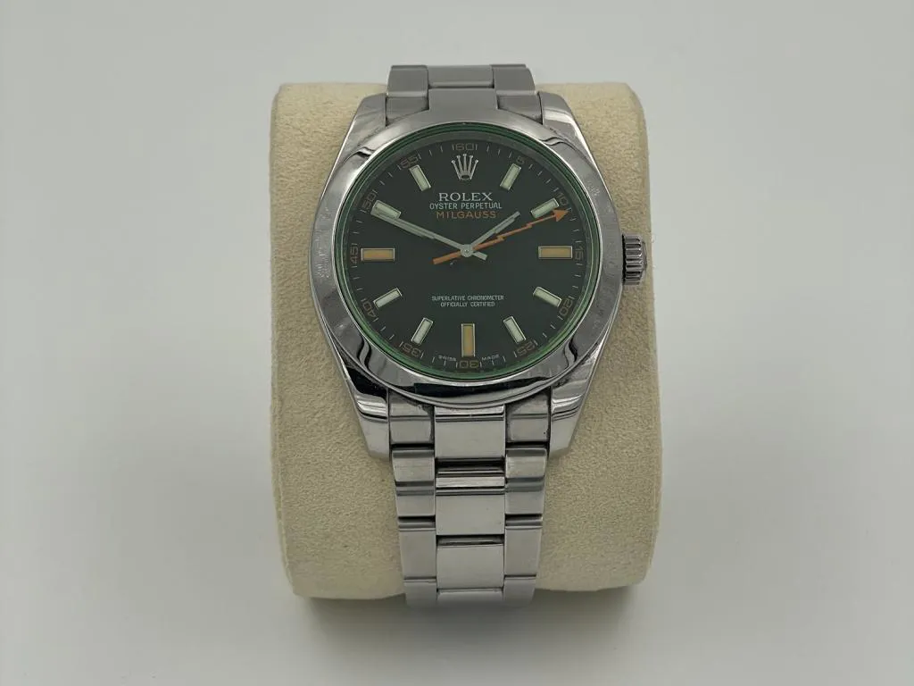 Rolex Milgauss 116400 40mm Stainless steel Black 2