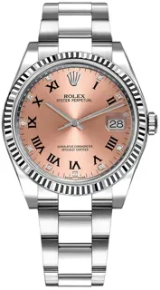 Rolex Oyster Perpetual Date 115234 Stainless steel Pink