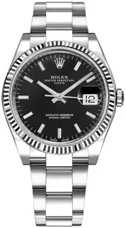 Rolex Oyster Perpetual Date 115234-0002 White gold and Stainless steel