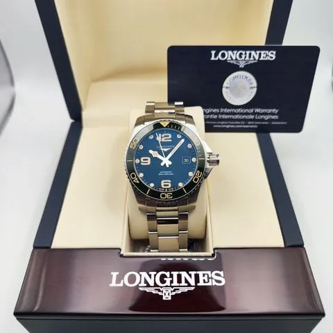 Longines HydroConquest L37814056 41mm Stainless steel Black