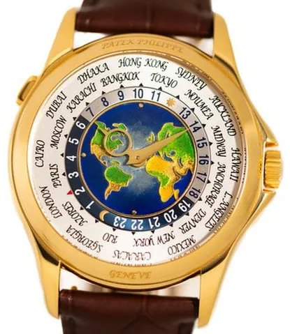 Patek Philippe World Time 5131J-001 39.5mm Yellow gold