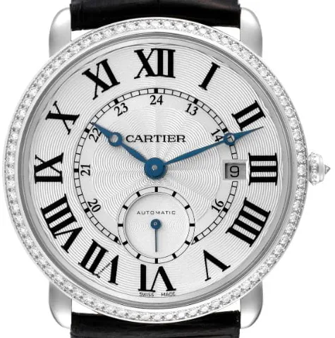 Cartier Ronde de Cartier WR007018 40mm White gold Silver