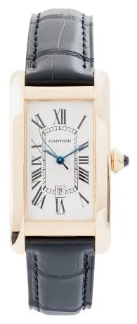 Cartier Tank Américaine 1725 41mm Yellow gold White