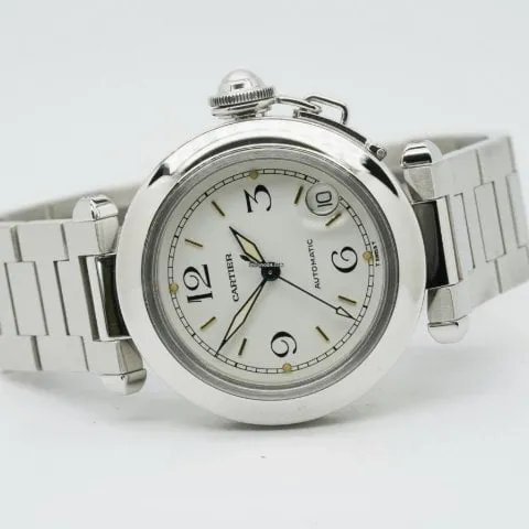 Cartier Pasha C W31015M7 35mm Stainless steel White