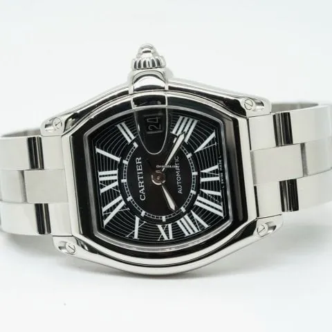 Cartier Roadster W62017V3 44mm Stainless steel Black