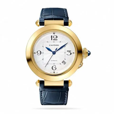 Cartier Pasha WGPA0007 41mm Yellow gold Silver