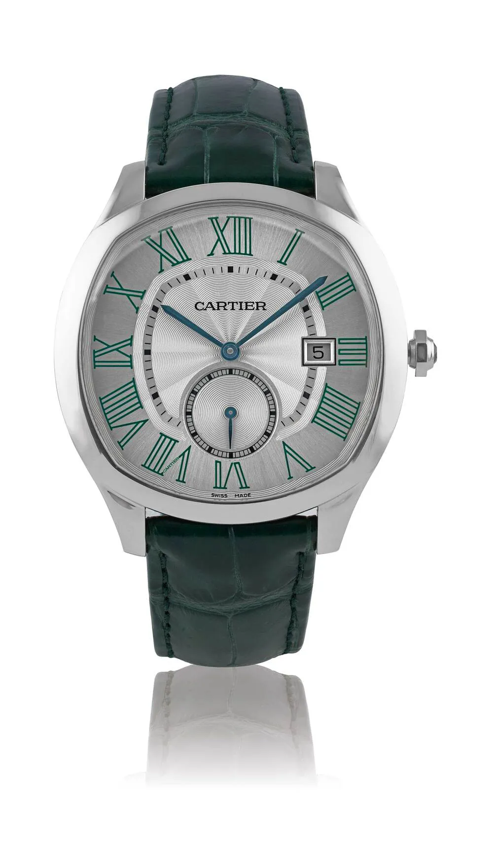 Cartier Drive de Cartier 3930 42mm Stainless steel White