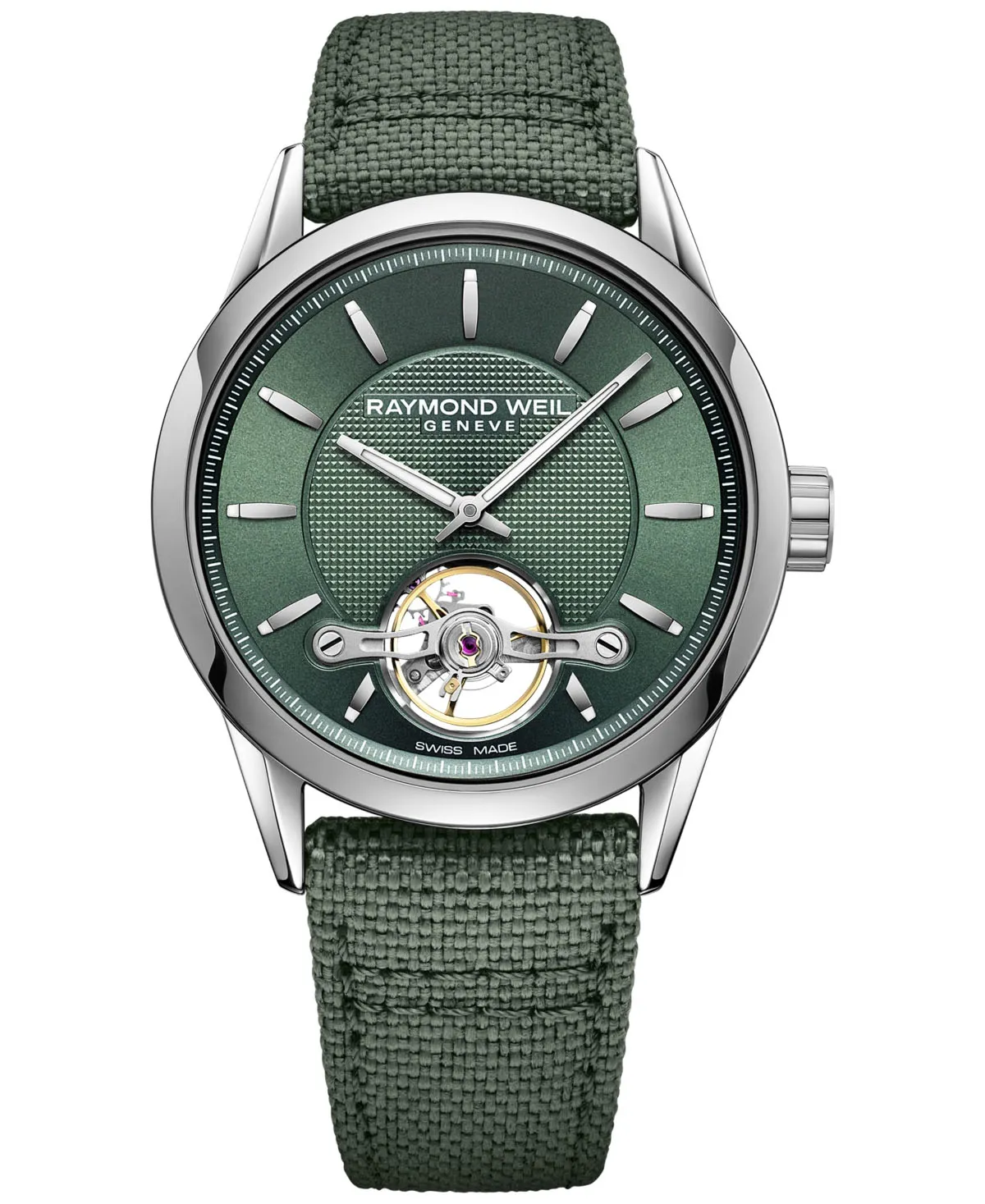 Raymond Weil Freelancer 2780-STC-52001 42.5mm Stainless steel Green