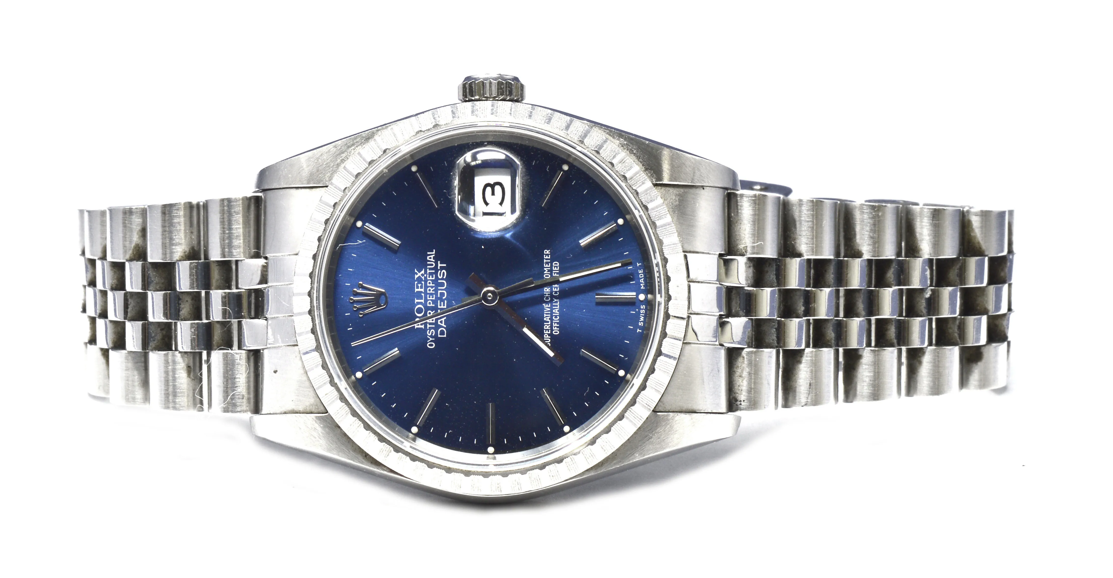 Rolex Datejust 36 16220 36mm Stainless steel Blue 2