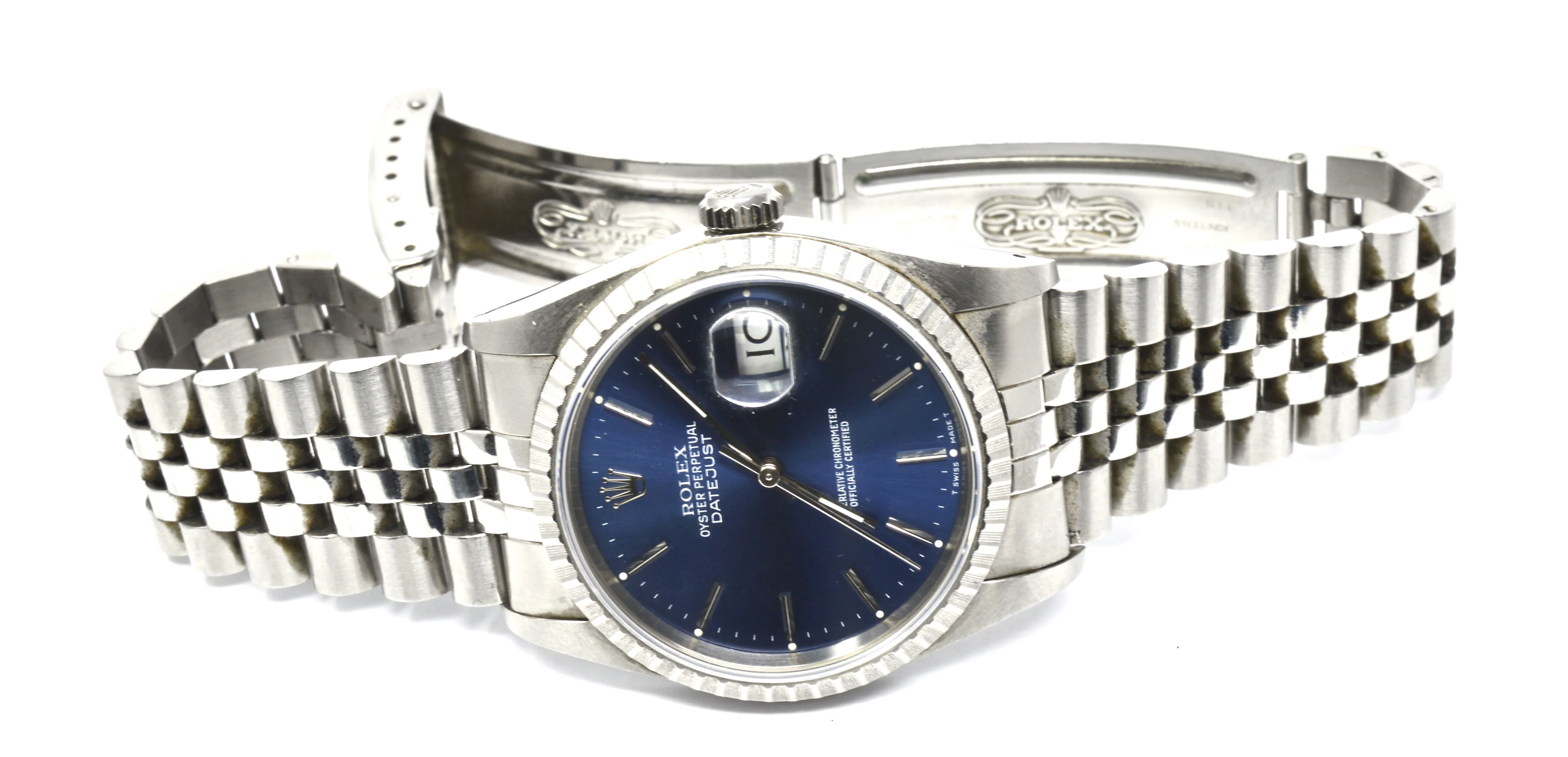 Rolex Datejust 36 16220 36mm Stainless steel Blue 4