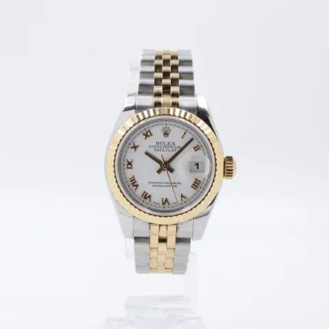 Rolex Lady-Datejust 179171 26mm Yellow gold and Stainless steel White