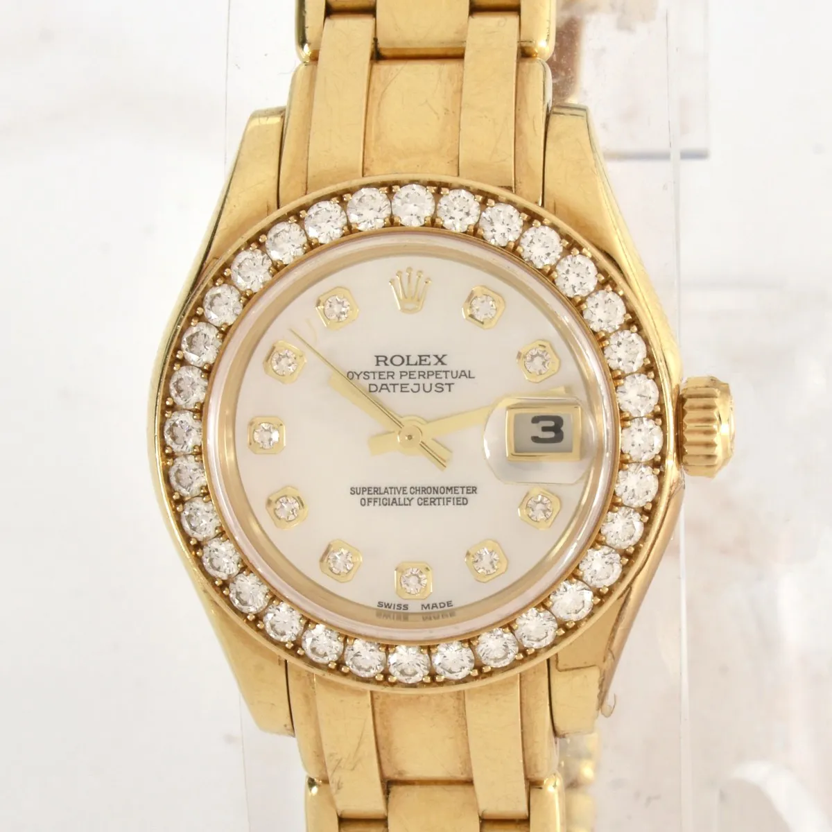 Rolex Pearlmaster 80298 29mm Yellow gold Mother-of-pearl 1