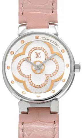 Louis Vuitton QA017Z 28mm Stainless steel Mother of pearl