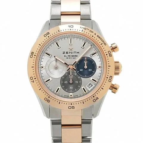 Zenith Chronomaster Sport 51.3100.3600/69.M3100 41mm Yellow gold and Stainless steel Silver