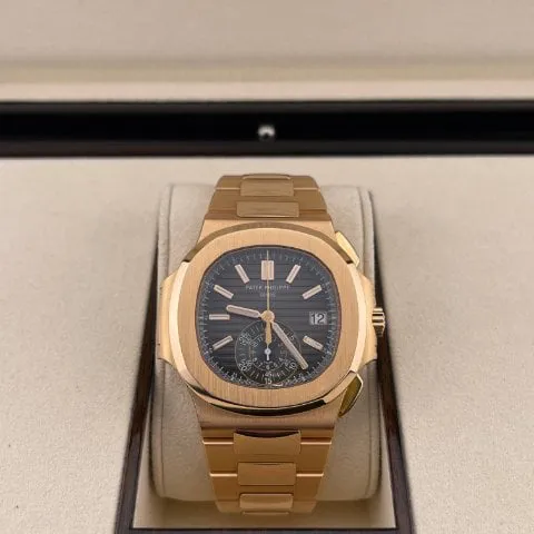 Patek Philippe Nautilus 5980/1R-001 40.5mm Rose gold Black