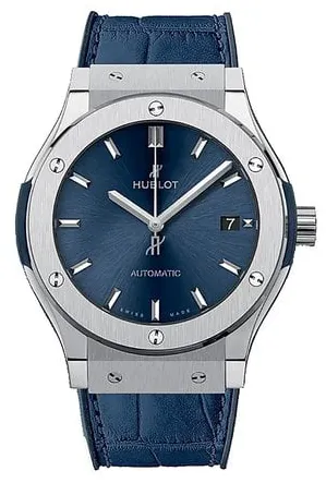 Hublot Classic Fusion Blue 565.NX.7170.LR 38mm Titanium Blue