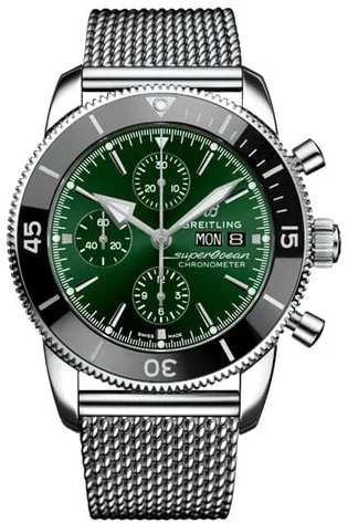 Breitling Superocean Heritage A13313121L1A1 44mm Steel Green