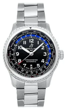 Breitling Aviator 8 AB3521U41B1A1 43mm Stainless steel Black